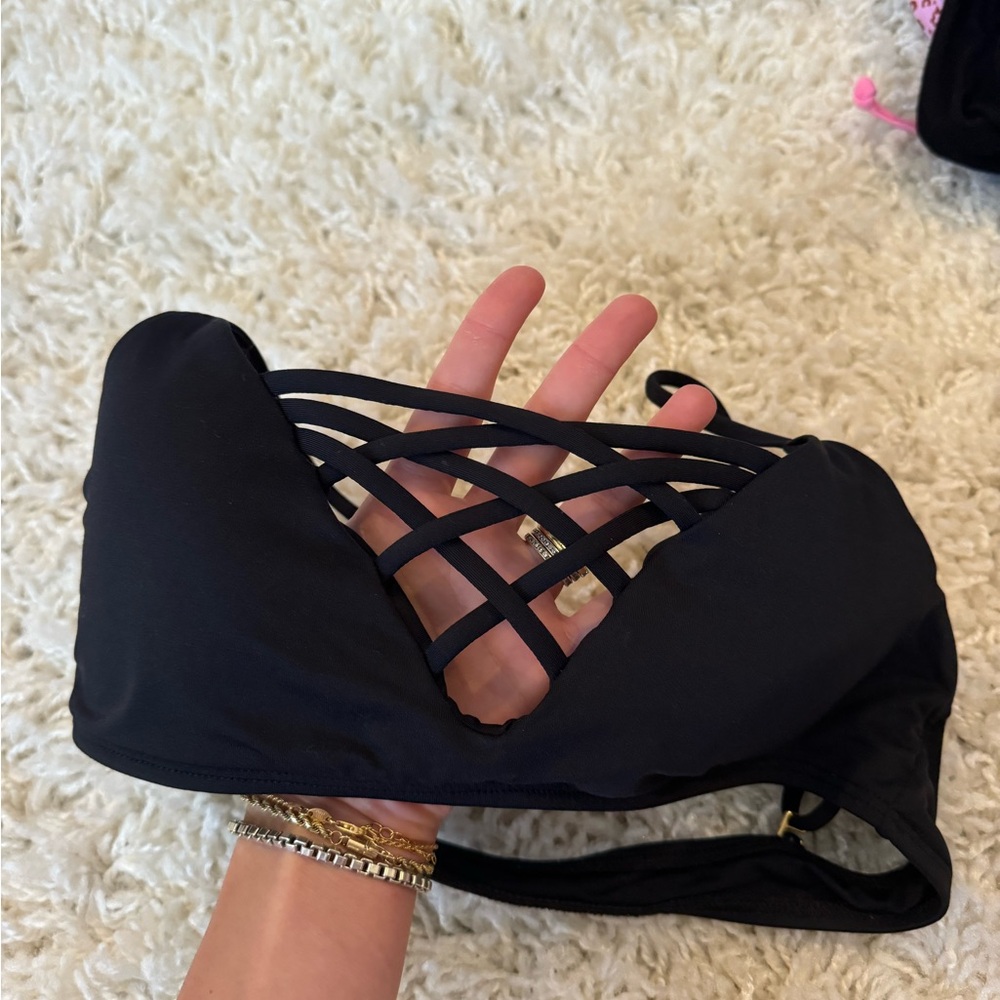 LSPACE Bikini Crisscross Top